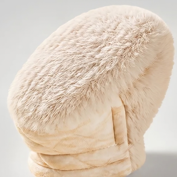 Cozy Cream Baby Booties 0-6mnths, 2 Pair - Picture 5 of 5